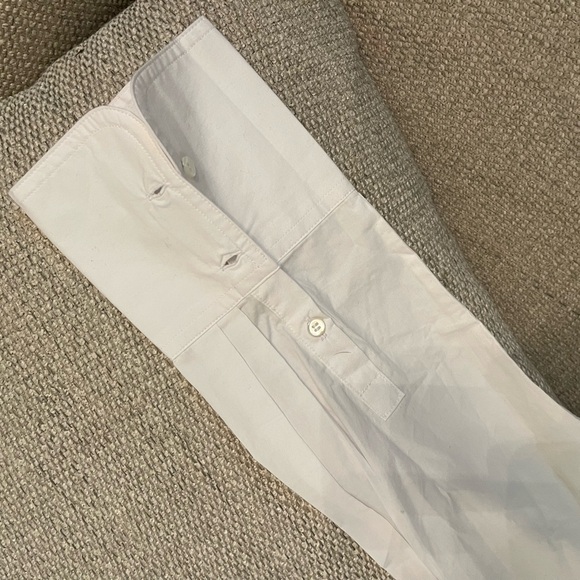 Banana Republic white formal button down women’s Large - Picture 5 of 5